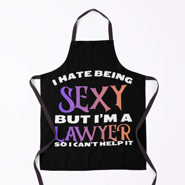 Item preview, I hate being sexy but i'm a lawyer so i can't help it in purple Classic Funny T-Shirt designed and sold by OldSkullDesigns.