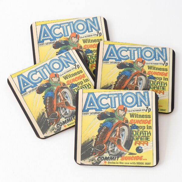 Item preview, Action Uk Comic Front Cover - 23Rd October 1976 designed and sold by Rising-smoke.
