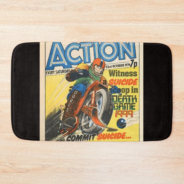 Artikelvorschau, Action UK Comic-Titelseite – 23. Oktober 1976 entworfen und verkauft von Rising-smoke.