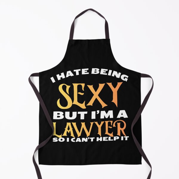 Item preview, I hate being sexy but i'm a lawyer so i can't help it in yellow Classic Funny T-Shirt designed and sold by OldSkullDesigns.