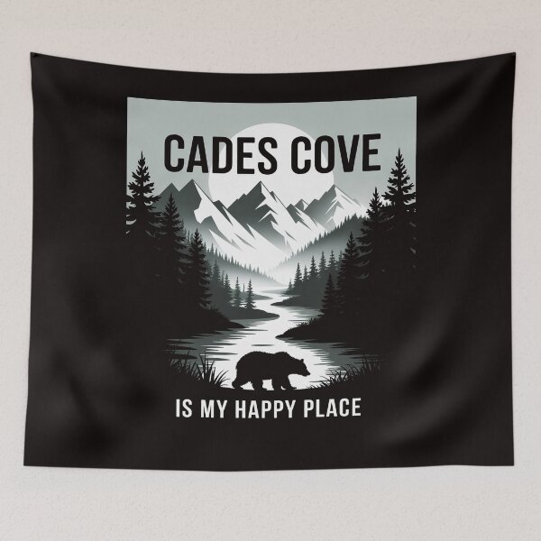 Item preview, Cades Cove is My Happy Place Great Smoky Mountains designed and sold by Rising-smoke.