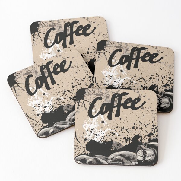 Item preview, Coffee Beans Vintage Grunge Design designed and sold by drizzd.