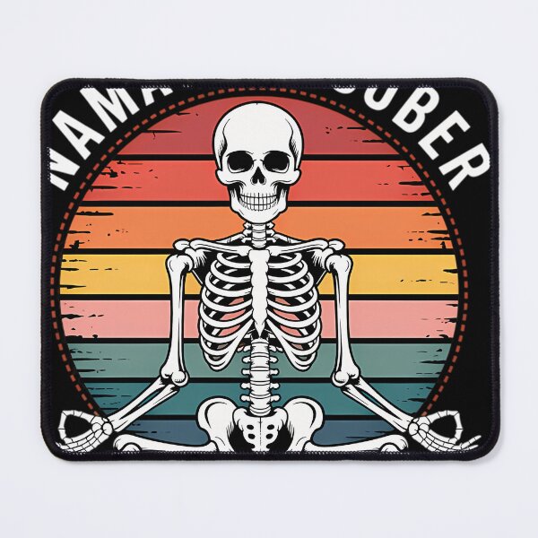 Item preview, Funny Skeleton Position Yoga Sober Addiction Recovery designed and sold by YaulTape.