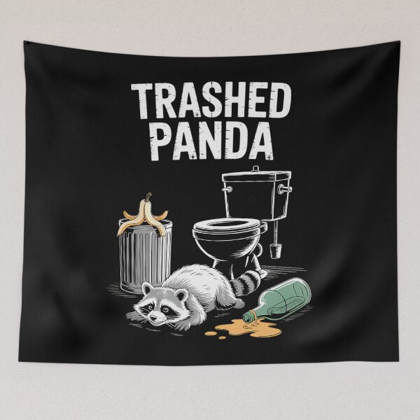 Item preview, Funny Drunk Raccoon Hilarious Animal Humor designed and sold by YaulTape.