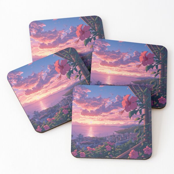 Item preview, Sunset Balcony by the Sea designed and sold by Rainlilyn.