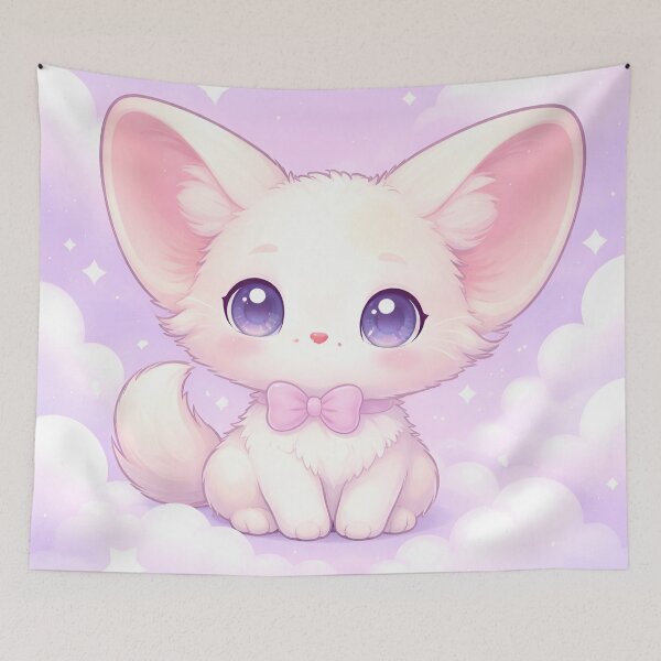 Item preview, Kawaii Phoenix Fox in the Clouds designed and sold by EsenciaZen.