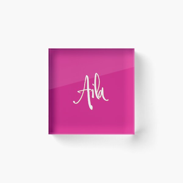 Item preview, AILA personalized type design designed and sold by CharlottePlaceArt.