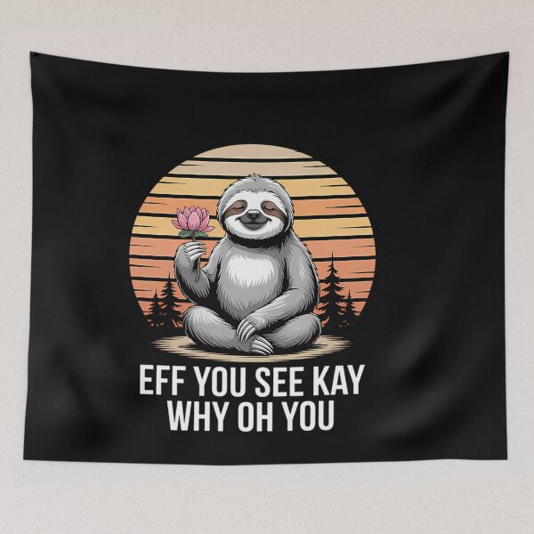 Item preview, Funny Sloth Lovers Yoga designed and sold by FlankinMew.