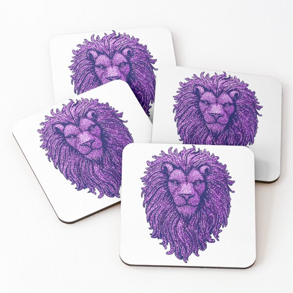 Item preview, Purple Glitter Lion Majesty designed and sold by CreatifyTee.