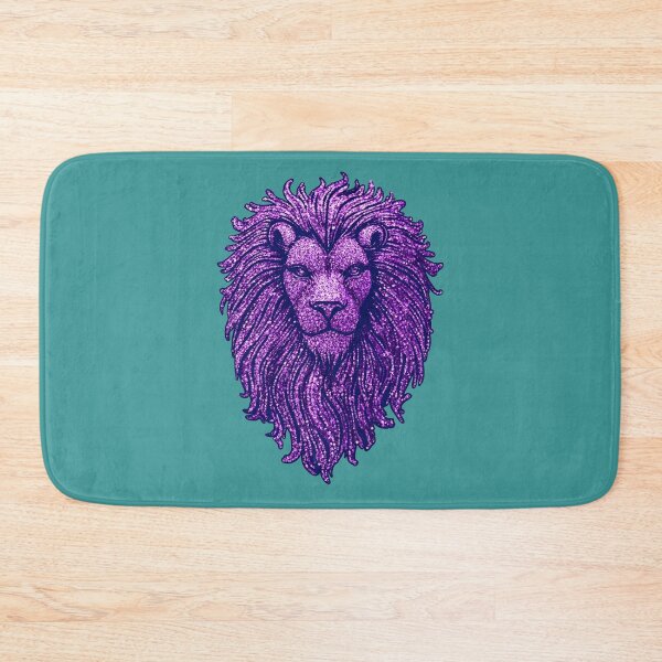 Item preview, Purple Glitter Lion Majesty designed and sold by CreatifyTee.