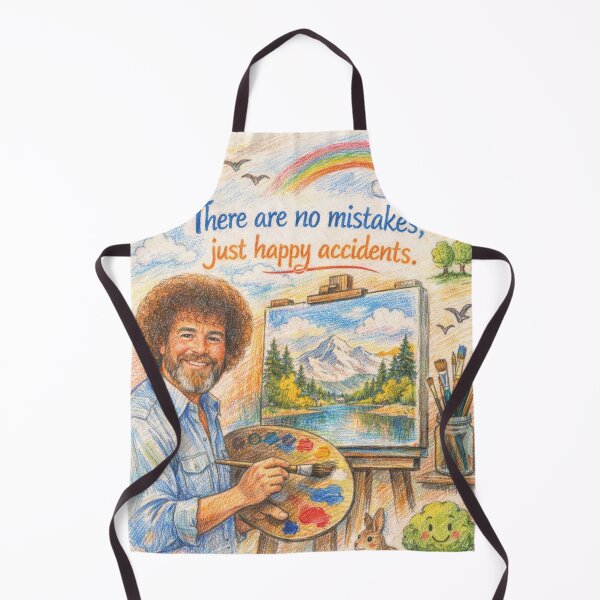 Item preview, Bob Ross There are no mistakes quote designed and sold by Mauswohn.
