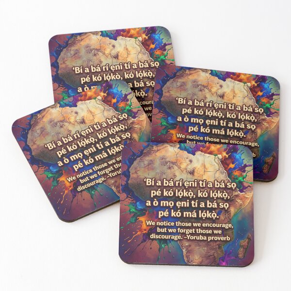 Item preview, Yoruba Proverb designed and sold by ChloeDesigns401.