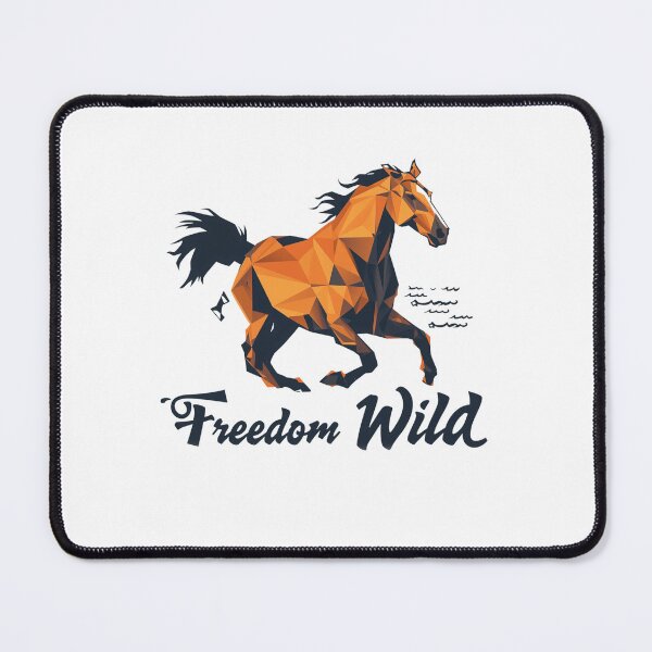 Item preview, Freedom Wild Running Horse Art designed and sold by Anantha's Studio.