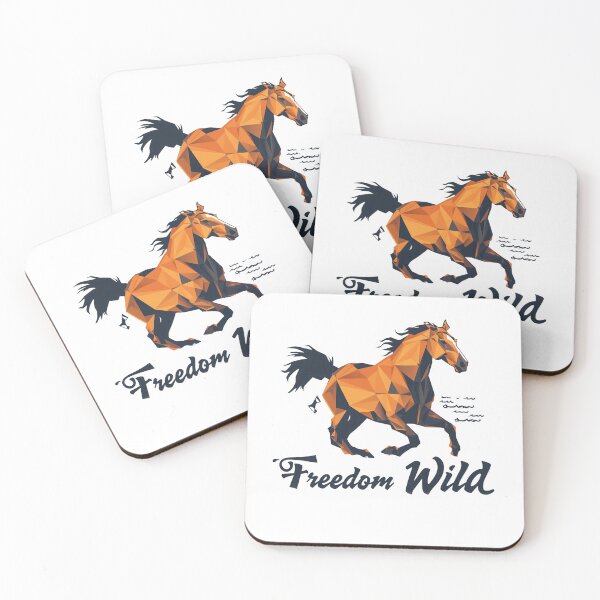 Item preview, Freedom Wild Running Horse Art designed and sold by Anantha's Studio.