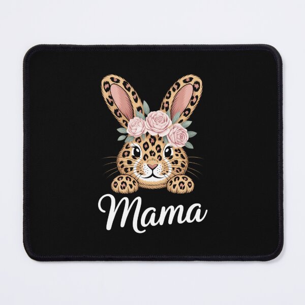 Item preview, Mama Bunny Ears Easter Day Cute Leopard Print Floral Mom designed and sold by Moon-Ape.
