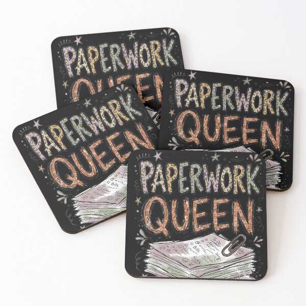Item preview, Paperwork Queen Of To-Do Lists And Notes designed and sold by FlankinMew.
