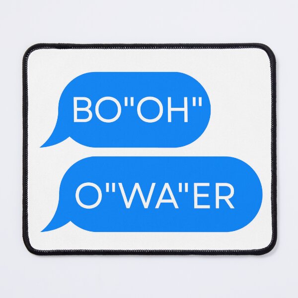 Item preview, British Accents Bo'oh'o Wa'er Bottle Of Water designed and sold by Dondonmart.