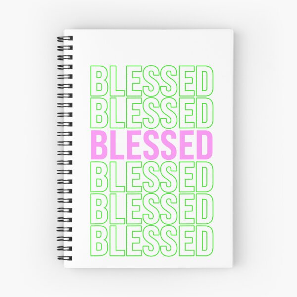 Item preview, Blessed Pink and Green Colorful Faith Graphic Preppy Aesthetic designed and sold by alber-garnell.