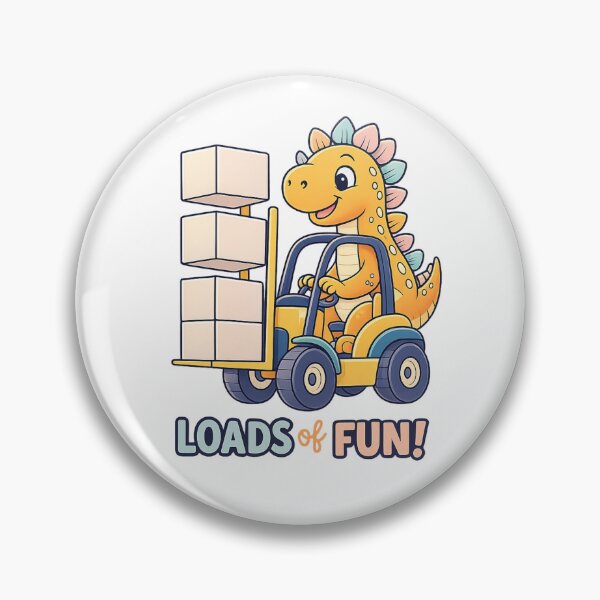 Item preview, Loads of Fun Cute Dino Truck Graphic designed and sold by SoftSproutstu.
