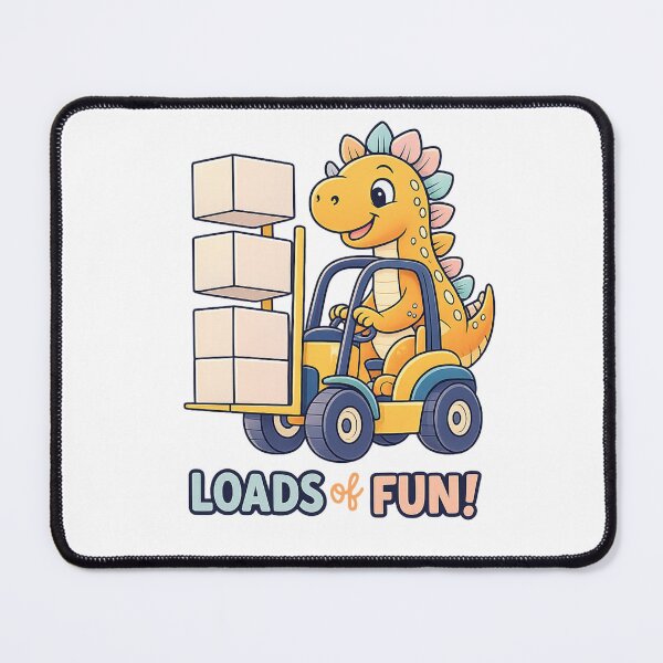 Item preview, Loads of Fun Cute Dino Truck Graphic designed and sold by SoftSproutstu.