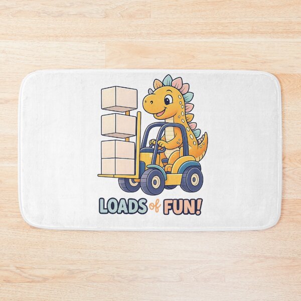 Item preview, Loads of Fun Cute Dino Truck Graphic designed and sold by SoftSproutstu.