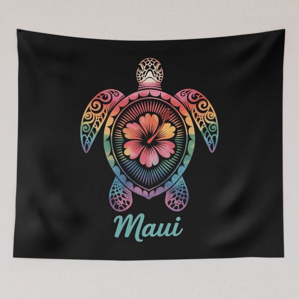 Item preview, Maui Hawaii Tie Dye Sea Turtle, Maui Family Vacation  designed and sold by Moon-Ape.