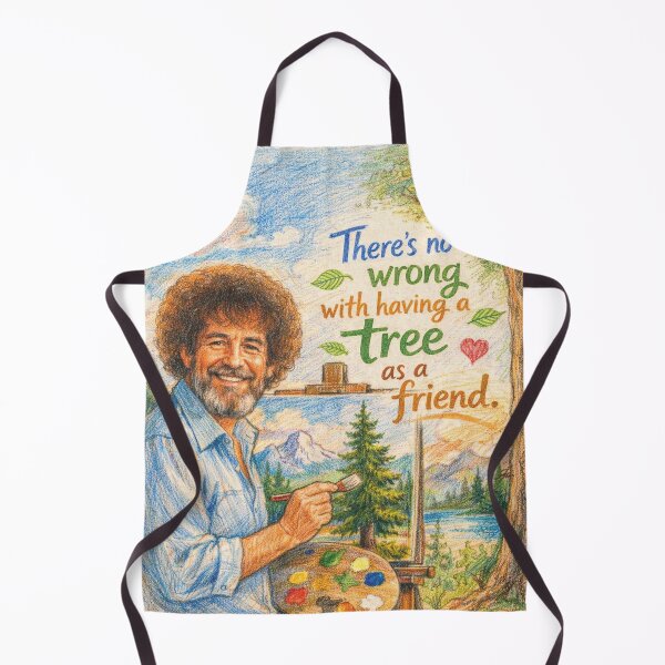 Item preview, Bob Ross, your tree friend for more mindfulness designed and sold by Mauswohn.