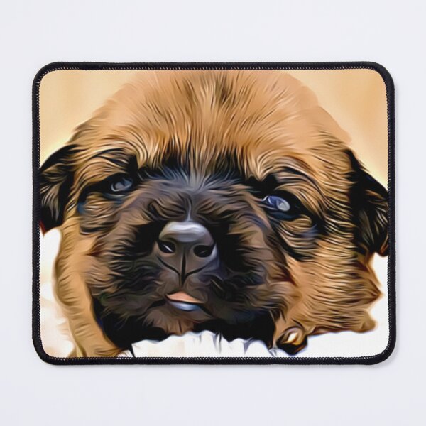 Item preview, A close-up portrait of a tiny brown puppy. designed and sold by ZoroDesign.
