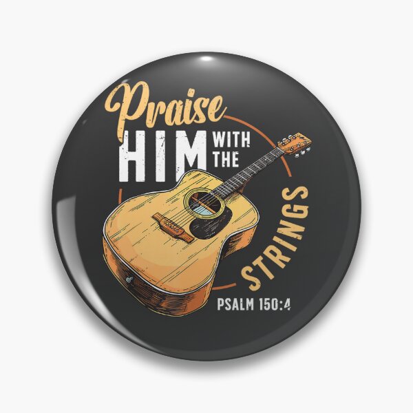 Item preview, Praise Him with the Strings Psalm Christian Guitar Worship Music Faith designed and sold by alber-garnell.