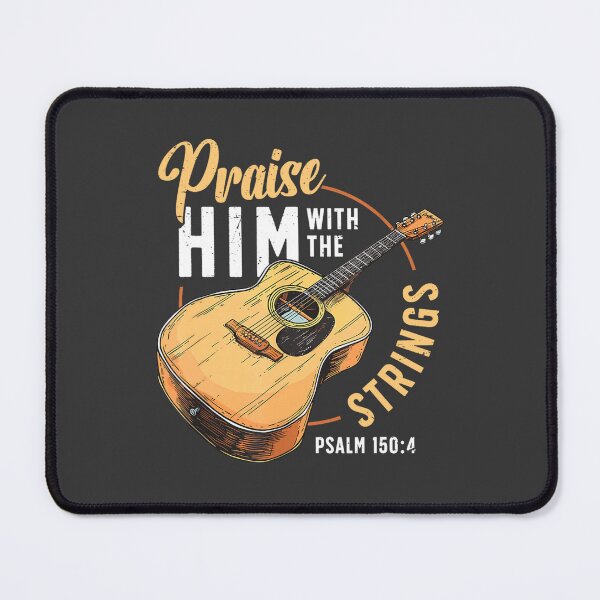 Item preview, Praise Him with the Strings Psalm Christian Guitar Worship Music Faith designed and sold by alber-garnell.