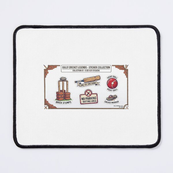 Item preview, Gully Cricket Legends Aesthetic Sticker Pack designed and sold by KIZENZO.