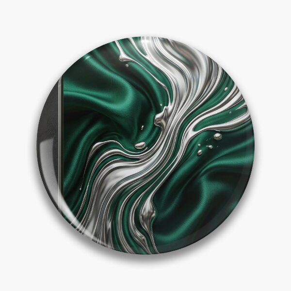 Item preview, Emerald silver flow designed and sold by NBNAesthetics.
