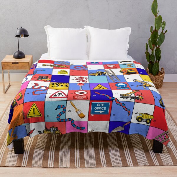 Item preview, Snakes and Ladders Construction theme designed and sold by Mandii Pope.