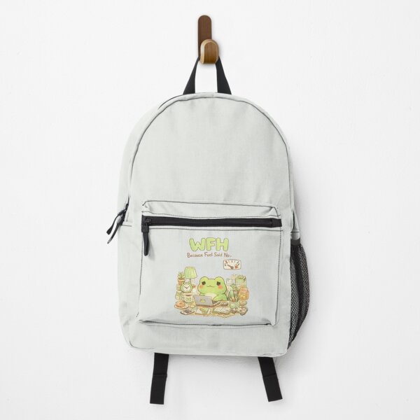 Item preview, Cute Frog WFH Because Fuel Said No | Kawaii Work From Home Desk Aesthetic designed and sold by PopCulturePixel.