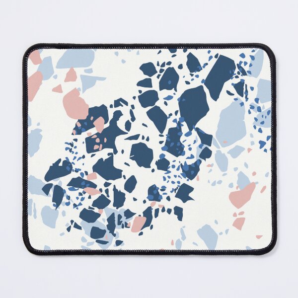 Item preview, Driftwood Blue - Coastal Sunrise Terrazzo - Calm Modern Artwork designed and sold by Claire_Brown.