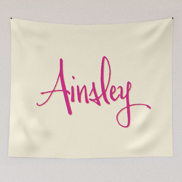 Item preview, AINSLEY personalized type design designed and sold by CharlottePlaceArt.