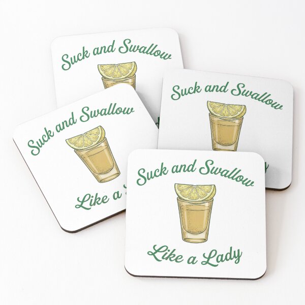 Item preview, Suck and Swallow Like a Lady Funny Ladies Humor designed and sold by Blok45.