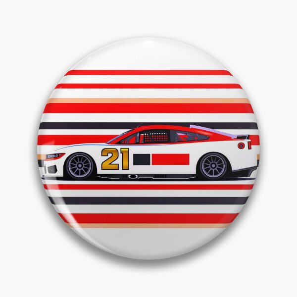 Item preview, No. 21 Josh Berry 2026 Nascar Side Profile designed and sold by PitWallArt.