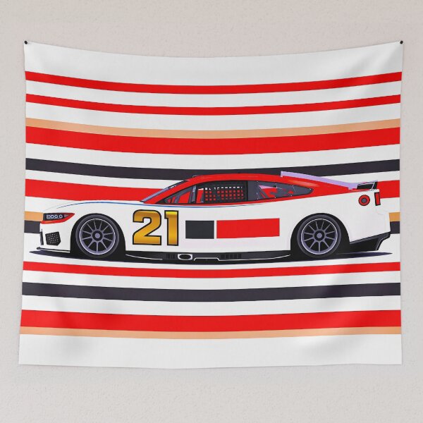 Item preview, No. 21 Josh Berry 2026 Nascar Side Profile designed and sold by PitWallArt.