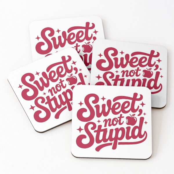 Item preview, Sweet Not Stupid Bold Script, Sassy Confidence Quote, Boundaries Energy designed and sold by thesplitshop.