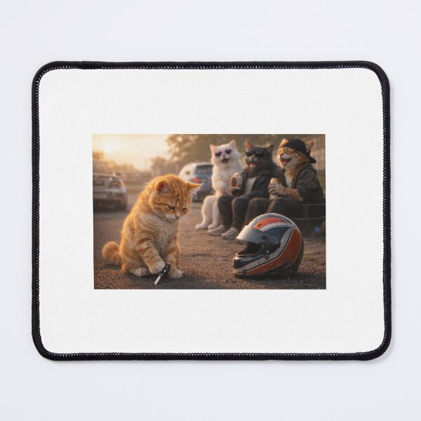 Item preview, Underdog Cat Racing Story designed and sold by LovelyCatGalaxy.