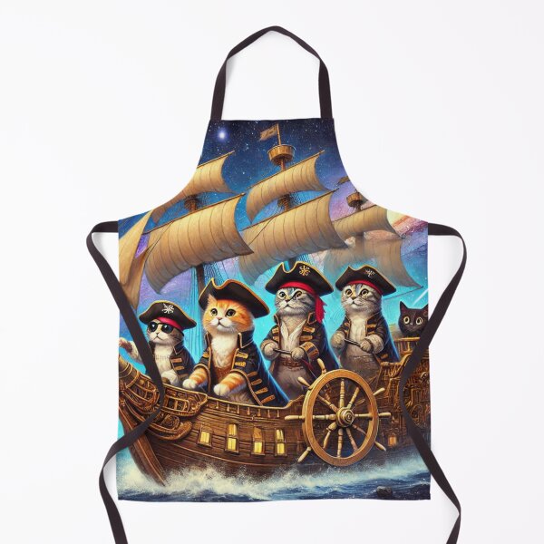 Item preview, Cosmic Pirates – Cats on the Ship designed and sold by Dogandesighn.