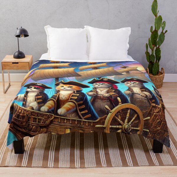 Item preview, Cosmic Pirates – Cats on the Ship designed and sold by Dogandesighn.