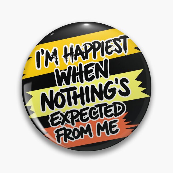 Item preview, No Expectations - Relatable Introvert Quote designed and sold by snewen.
