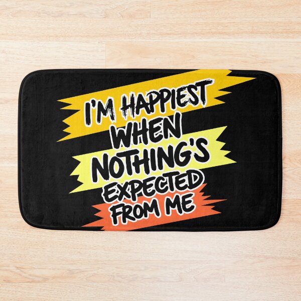 Item preview, No Expectations - Relatable Introvert Quote designed and sold by snewen.