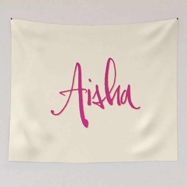 Item preview, AISHA personalized type design designed and sold by CharlottePlaceArt.