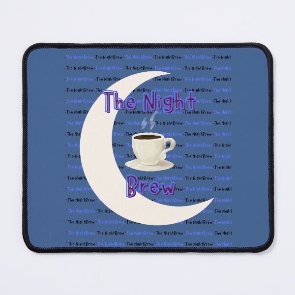 Item preview, The Night Brew Poster - for nocturnal coffee lovers designed and sold by nogoody2shoes.