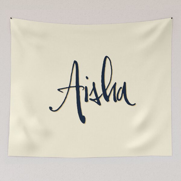 Item preview, AISHA personalized type design designed and sold by CharlottePlaceArt.