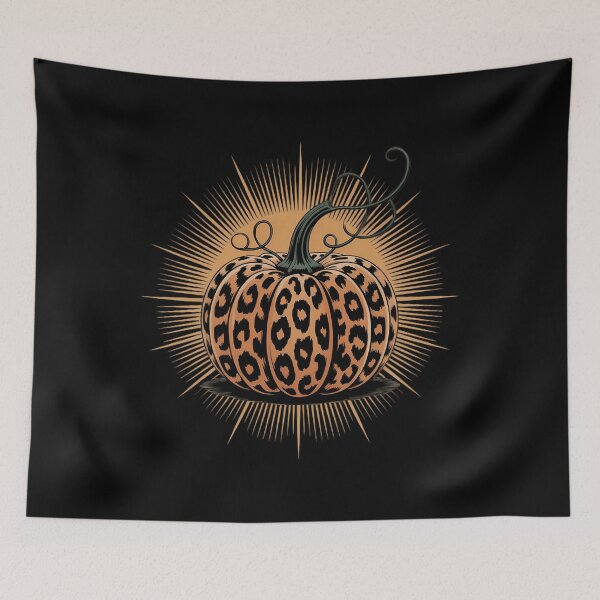 Item preview, Leopard Pumpkin Sunflower Fall Autumn Halloween Thanksgiving designed and sold by Moon-Ape.