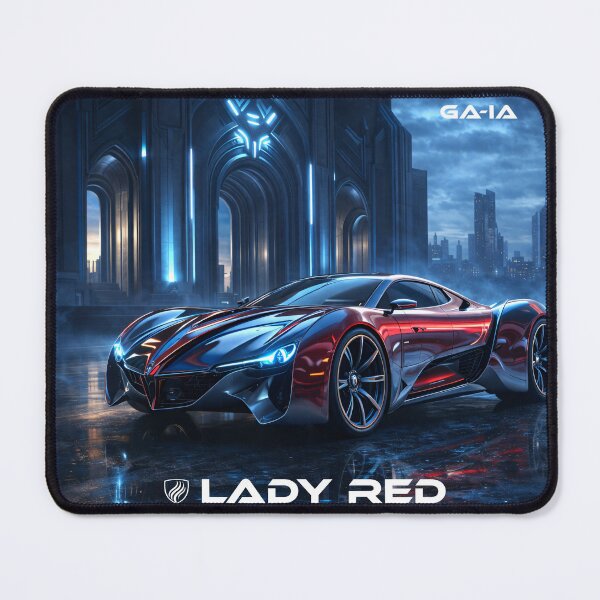 Item preview, Lady Red — Futuristic Concept Car Architecture — GA-IA designed and sold by GAIAStudioArt.
